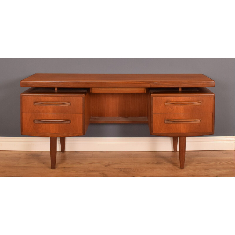 Vintage teak fresco desk floating top by Victor Wilkins for G Plan, 1960s