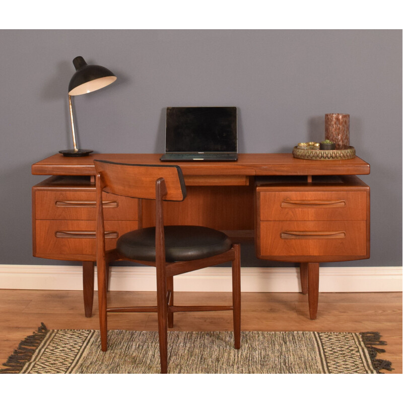 Vintage teak fresco desk floating top by Victor Wilkins for G Plan, 1960s