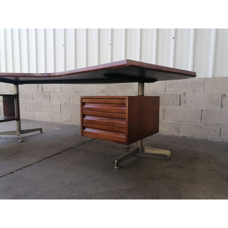 Vintage desk "Boomerang" by Osvaldo Borsani p90