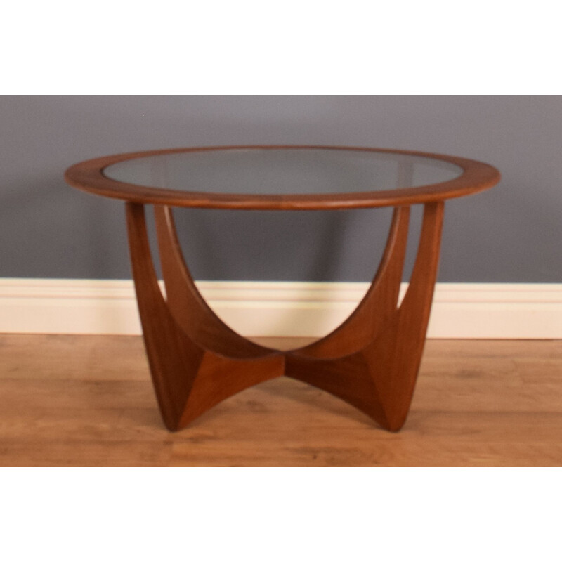 Mid century fresco teak and glass astro coffee table for G Plan, 1960s