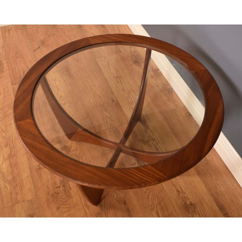 Mid century fresco teak and glass astro coffee table for G Plan, 1960s