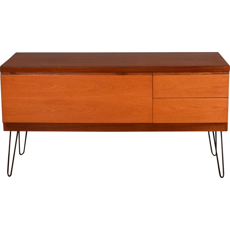 Mid century teak sideboard hairpin legs for White & Newton, 1960s 