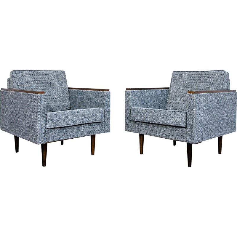 Pair of vintage Nowe-B armchairs from Nowińskie Fabryki Mebli, Poland 1970s