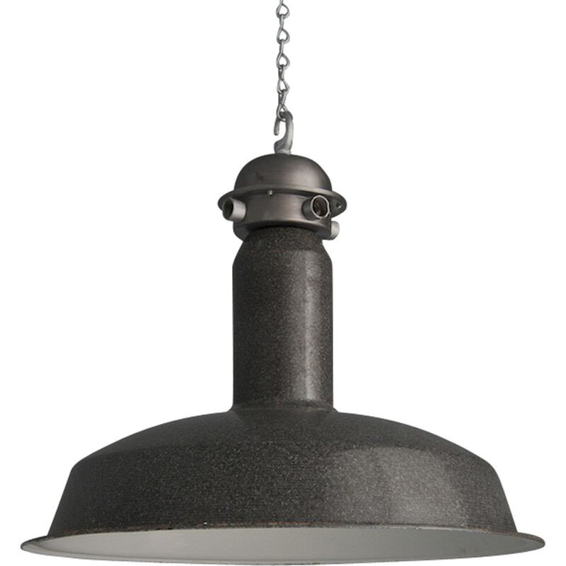 Eastern Bloc industrial pendant light - 1950s