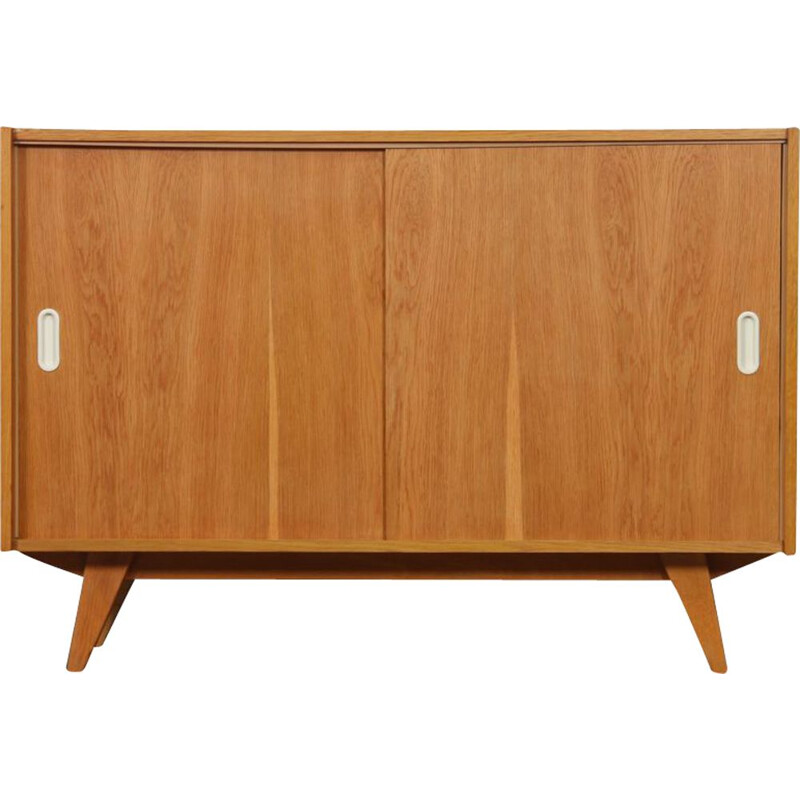 Vintage wooden chest of drawers model U-452 by Jiri Jiroutek, 1960s