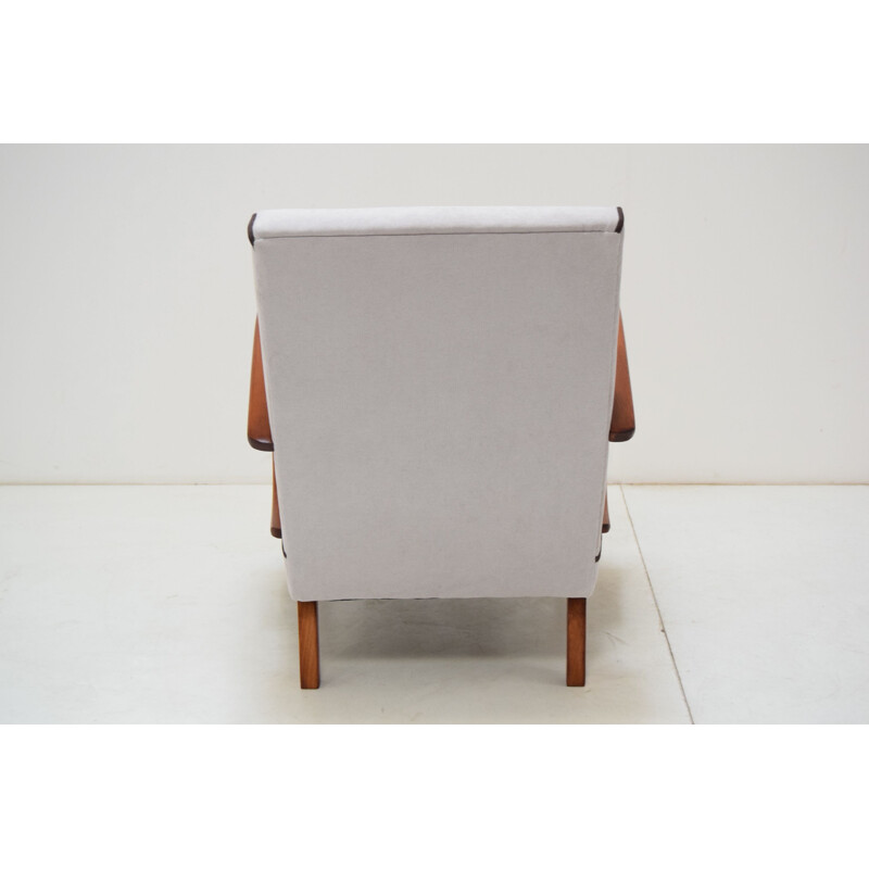 Mid century armchair by Jindrich Halabala,1950s