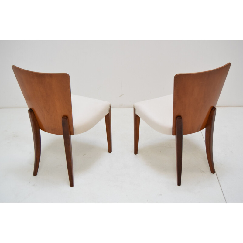 Paire de chaises du milieu du siècle par Jindrich Halabala,1950s