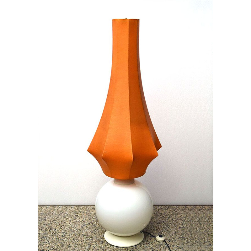 Vintage esperia glas en cocon lamp, 1960