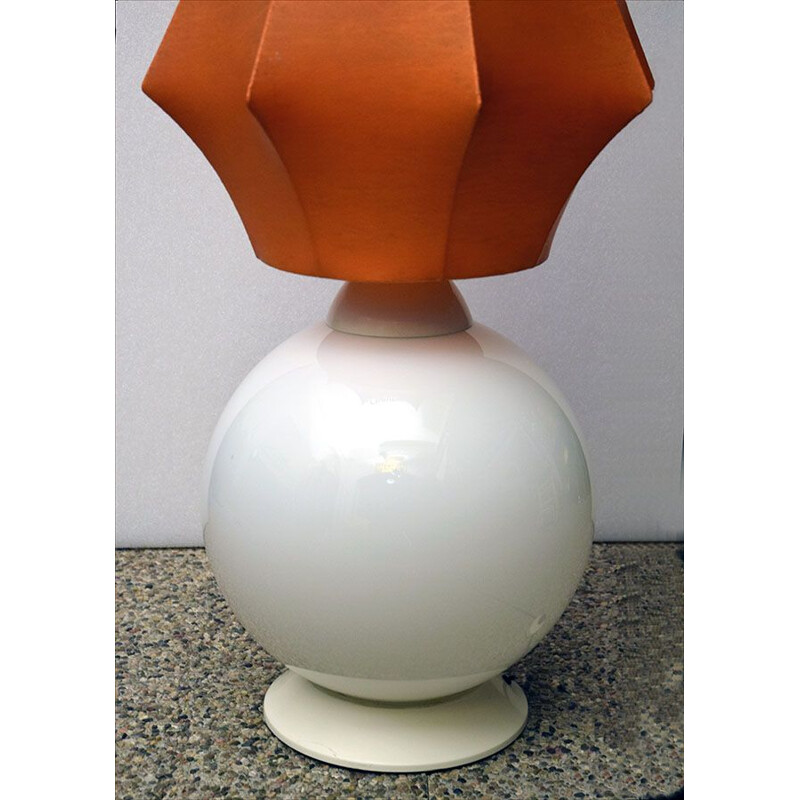 Vintage Esperia Lampe aus Glas und Kokon, 1960