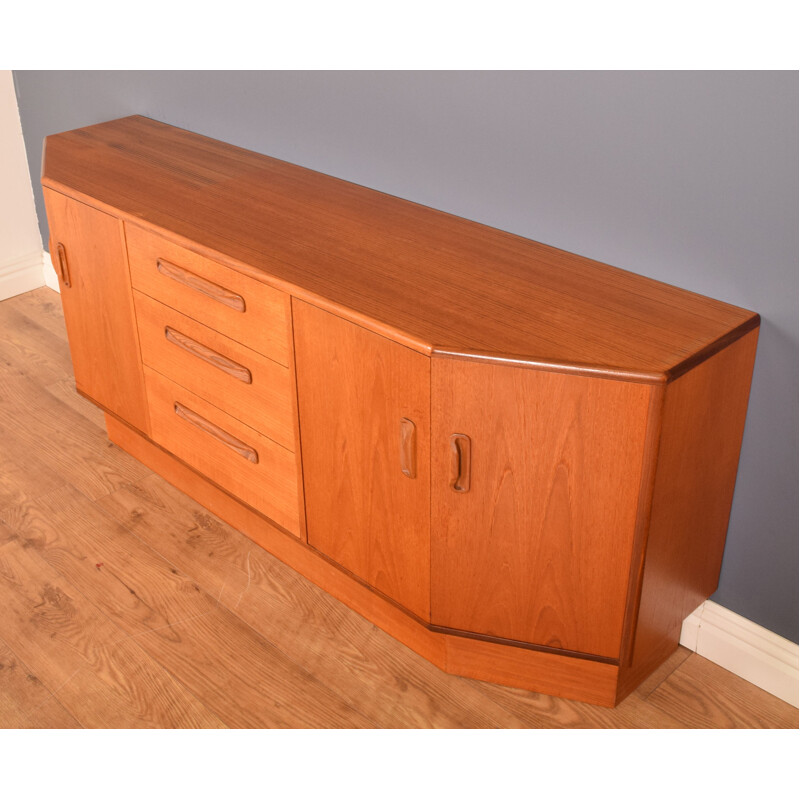 Mid century teak fresco plinth base sideboard by Victor Wilkins for G Plan, 1960s