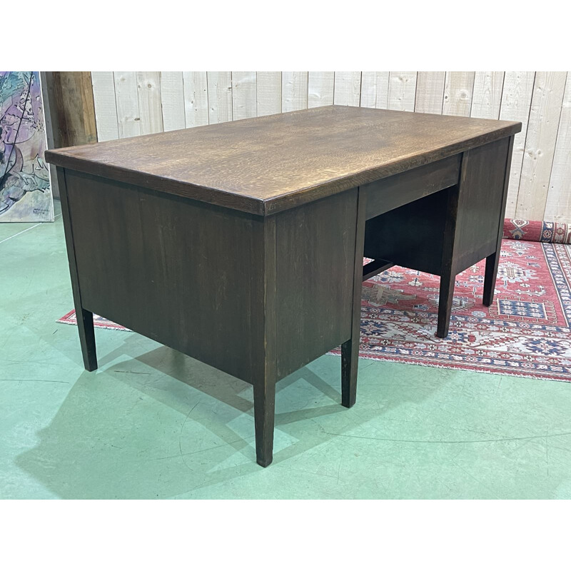 Vintage oak desk, 1930 