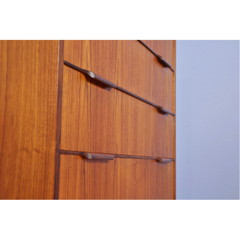 Mid century danish chest of drawers in teak, 1960s