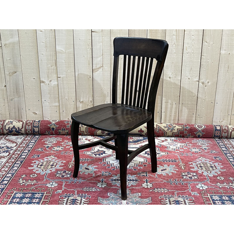 Vintage oak desk chair from the EDF office, 1930s