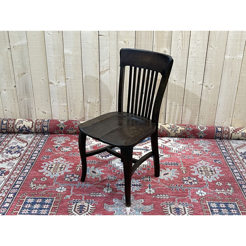 Vintage oak desk chair from the EDF office, 1930s