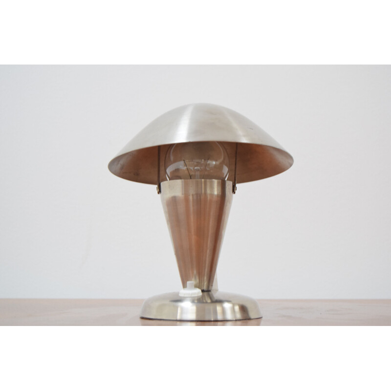 Vintage Art Deco table lamp with Flexible Shade, Czechoslovakia 1930