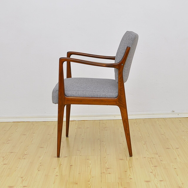 Ensemble de 4 chaises scandinaves vintage, 1960