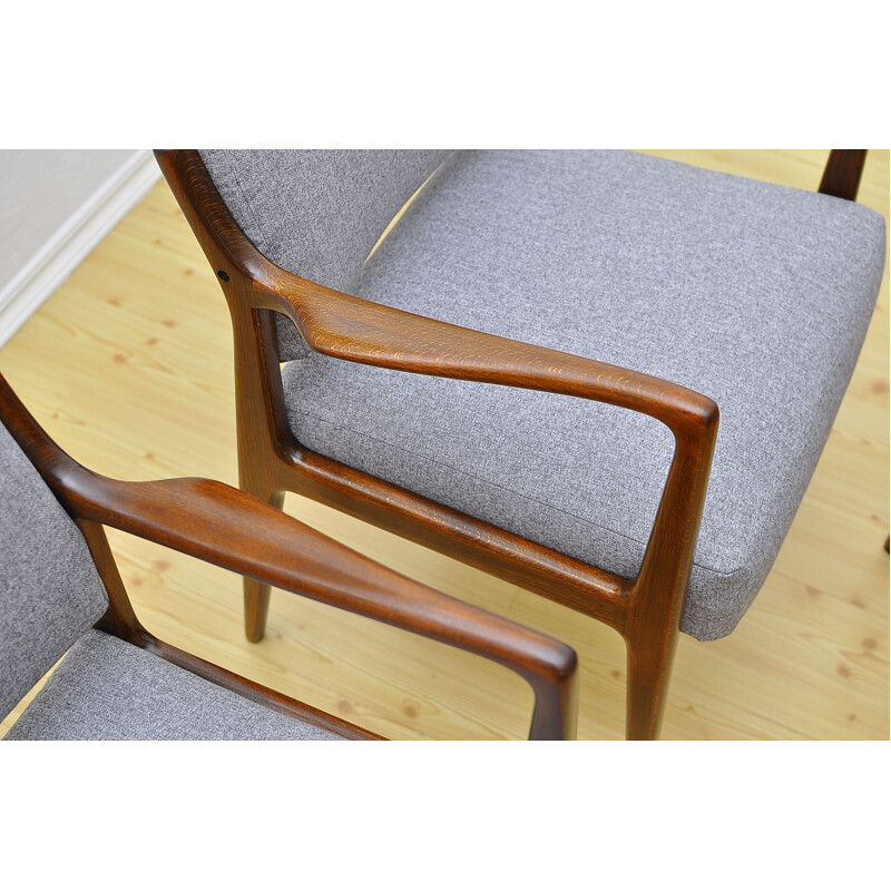 Set of 4 vintage Scandinavian chairs, 1960s