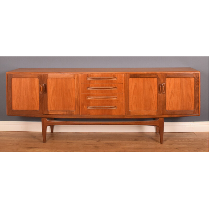 Mid century long teak fresco sideboard by Victor Wilkins for G Plan, 1960s 