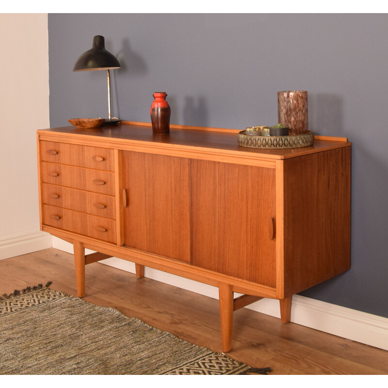 Mid century teak and walnut  sideboard, 1960s