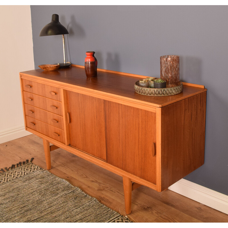 Mid century teak and walnut  sideboard, 1960s