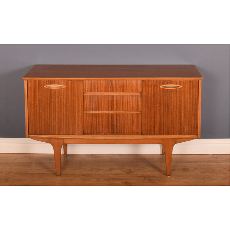 Vintage short walnut sideboard for Jentique, 1960s