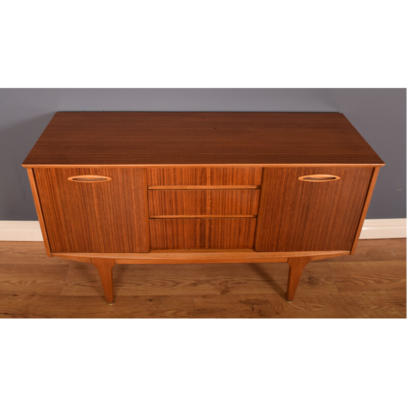 Vintage short walnut sideboard for Jentique, 1960s