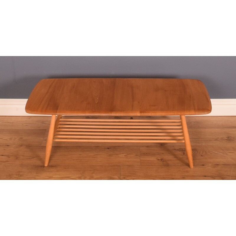 Vintage coffee table model 459 by Ercol Elm, circa 1960s