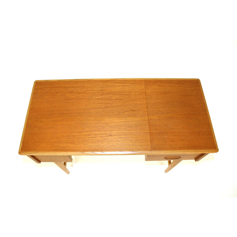 Vintage teak and oak dressing table, Sweden 1960s