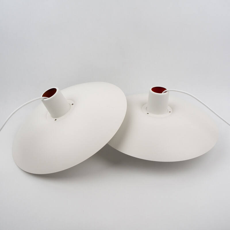 Pair of danish mid-century pendant lamps PH 43 by Poul Henningsen for Louis Poulsen, 1966s