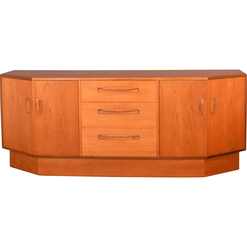 Mid century teak fresco plinth base sideboard by Victor Wilkins for G Plan, 1960s