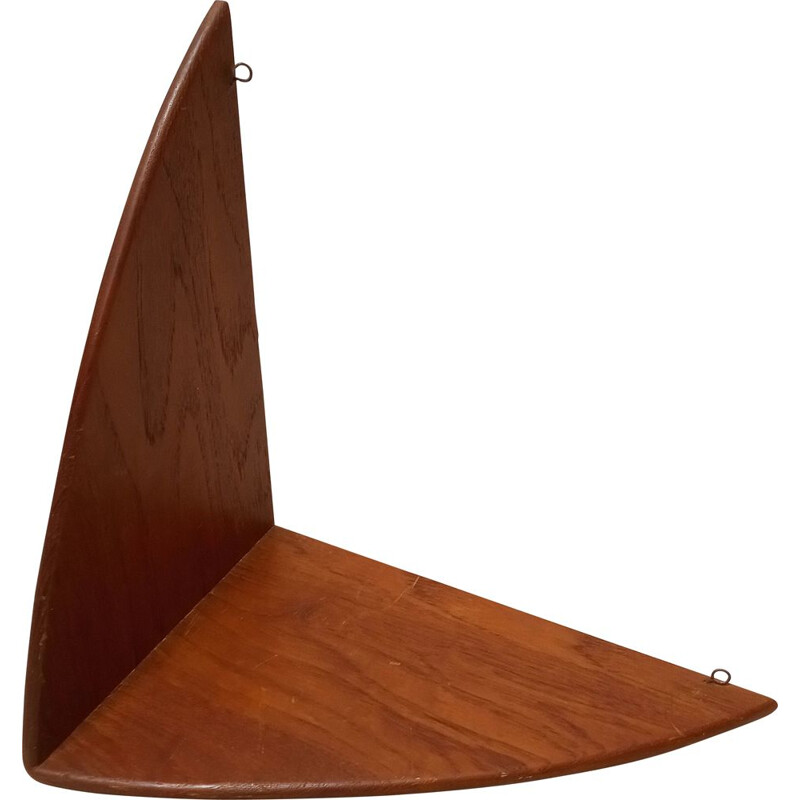 Vintage teak butterfly shelf by Poul Cadovius, Denmark 1960