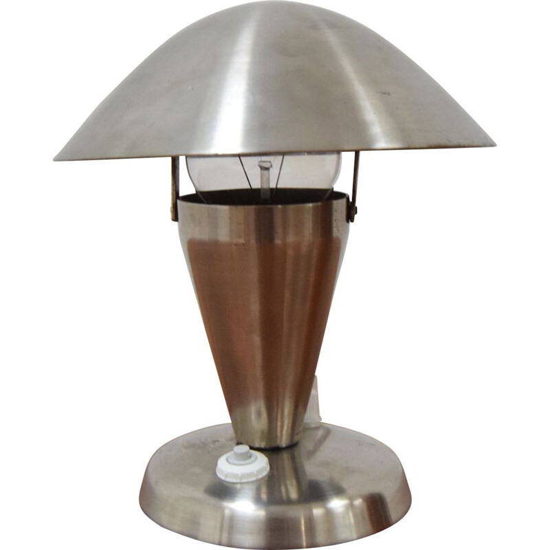 Vintage Art Deco table lamp with Flexible Shade, Czechoslovakia 1930