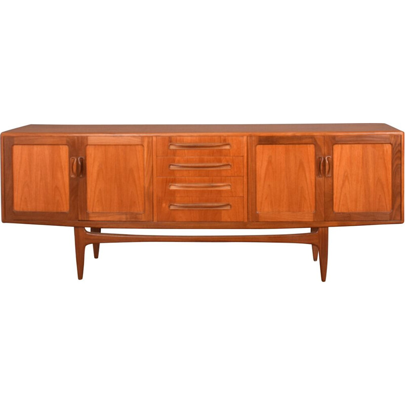 Mid century long teak fresco sideboard by Victor Wilkins for G Plan, 1960s 