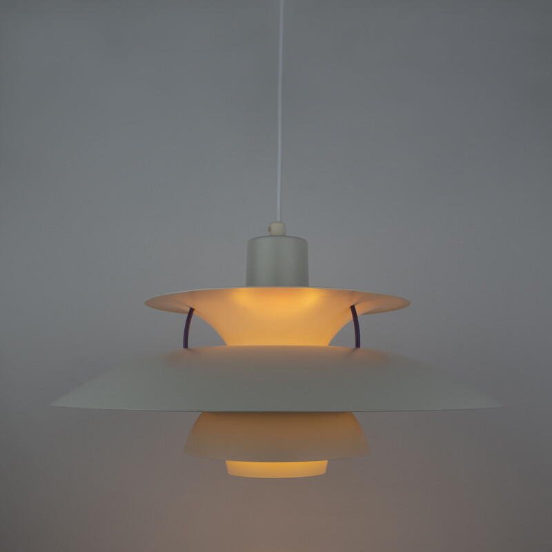 Pair of danish vintage pendant lamps by Poul Henningsen Louis Poulsen, 1958s