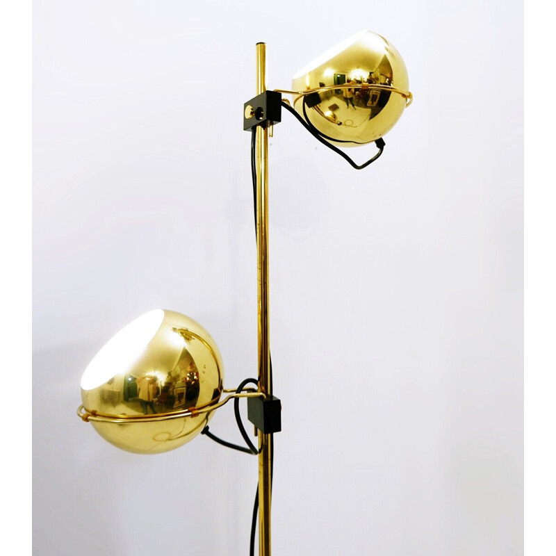 Vintage globes floor lamp, 1970s