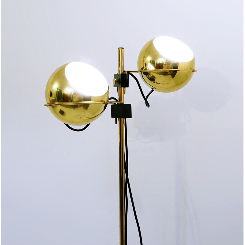 Vintage globes floor lamp, 1970s