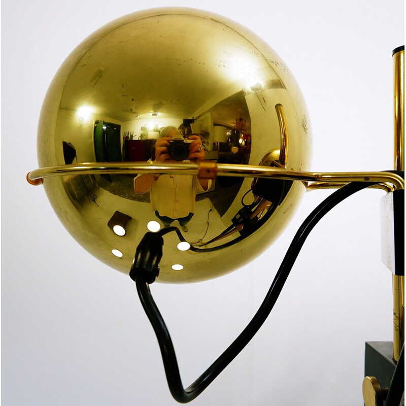 Lampadaire à globes vintage, 1970
