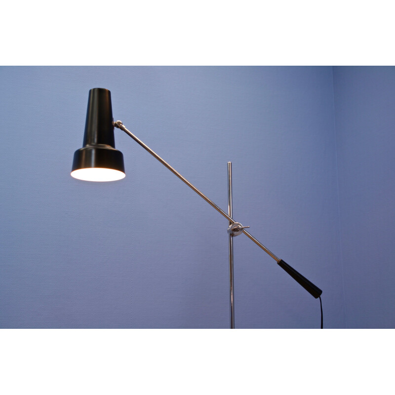 Mid century dutch floor lamp by Willem Hagoort for Hagoort, 1960s