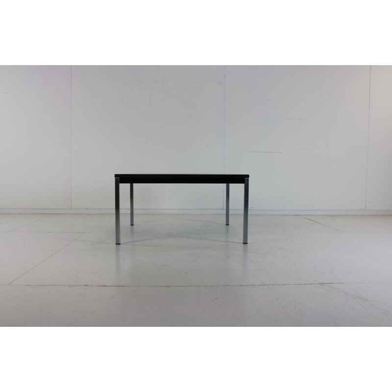 Vintage coffee table with black stone top by Martin Visser for Spectrum Holland, 1960