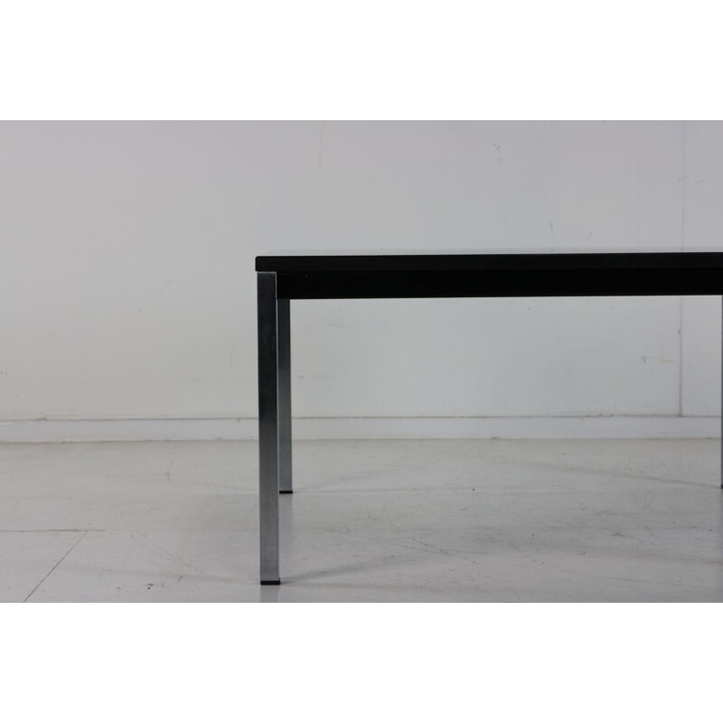 Vintage coffee table with black stone top by Martin Visser for Spectrum Holland, 1960