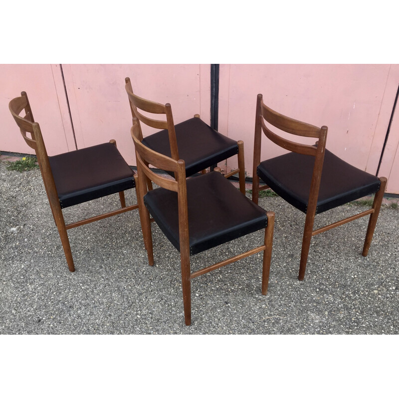 4 vintage chairs by Carl Ekstrom for Johanson & Soner, 1960s