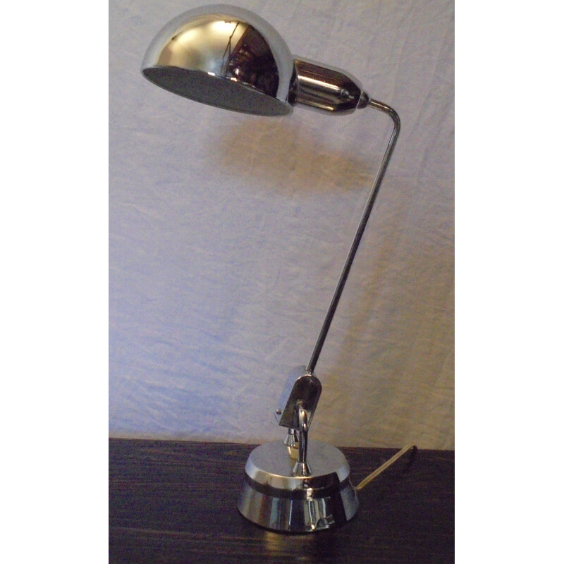Vintage chrome lamp Jumo model 600, 1950s