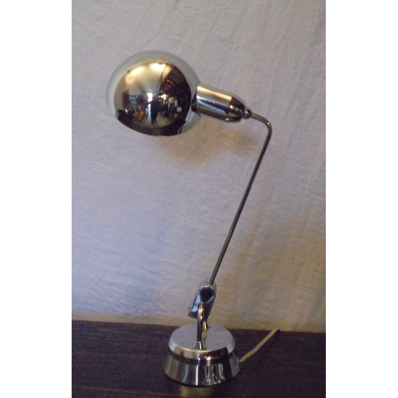 Vintage chrome lamp Jumo model 600, 1950s