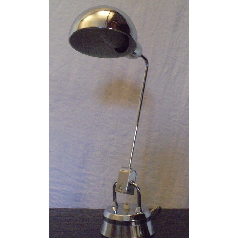 Vintage chrome lamp Jumo model 600, 1950s