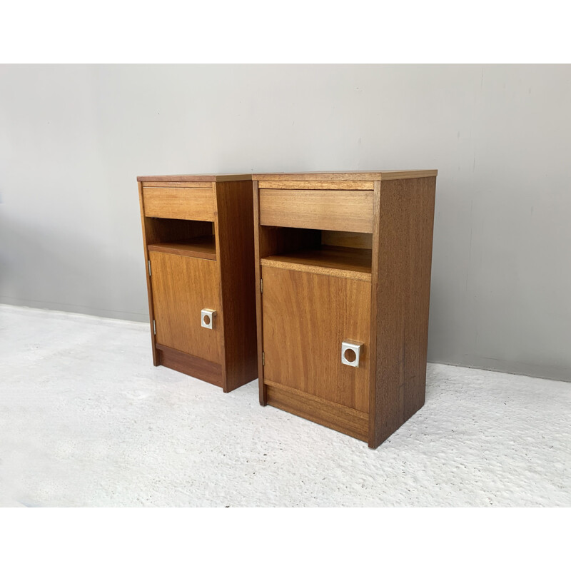 Pair of mid century bedside cabinets for G Plan, 1960s