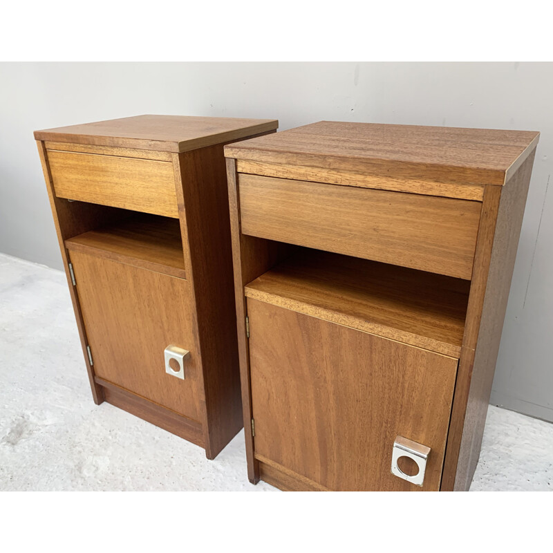 Pair of mid century bedside cabinets for G Plan, 1960s