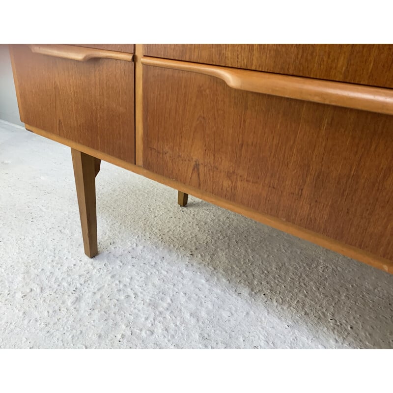 Mid century low chest of drawers or sideboard, 1970s