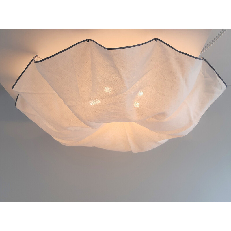 Mid century lamp Celestia Ceiling by Tobia Scarpa for Flos, Italy 1980s