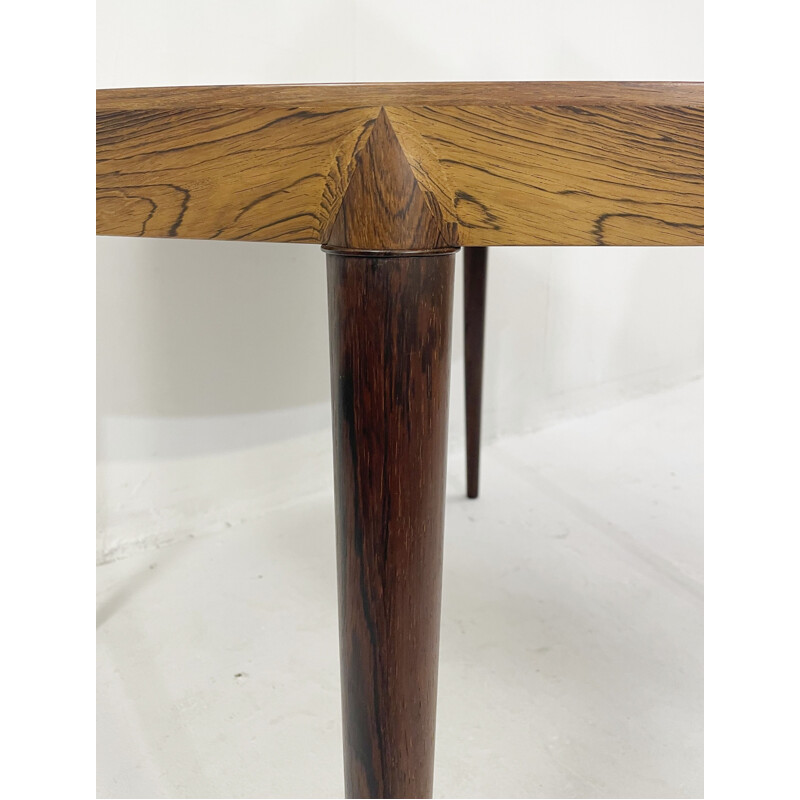Mid century dining table with 1 extension by Severin Hansen, Denmark 1960s