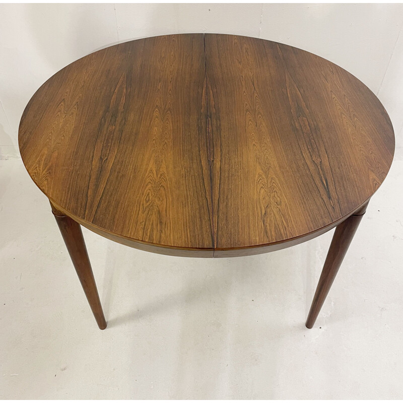 Mid century dining table with 1 extension by Severin Hansen, Denmark 1960s